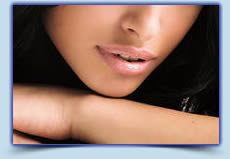 Chin laser hair removal treatment