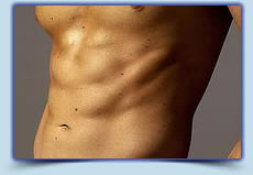 Men's Abs laser hair removal treatment